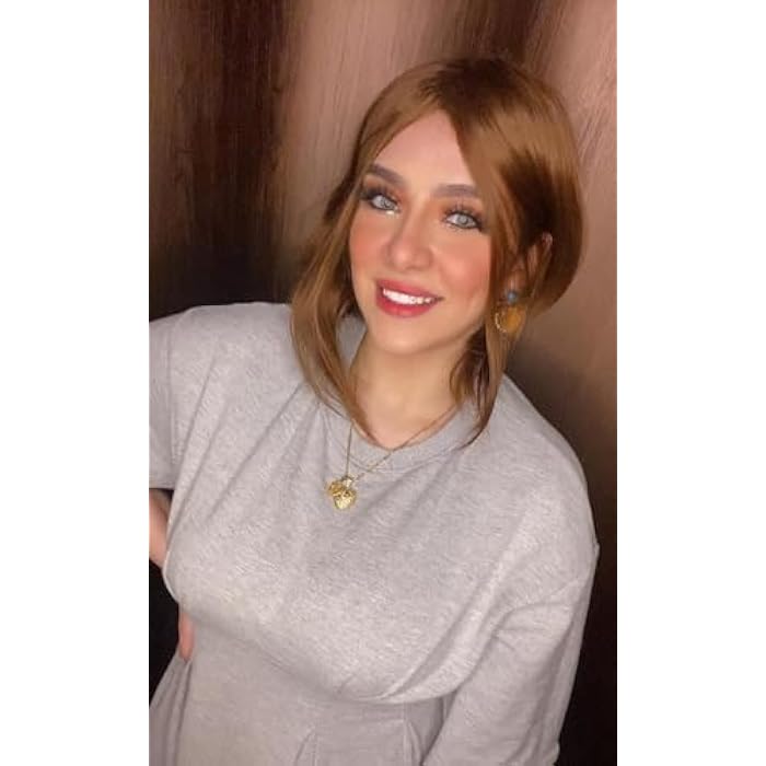 DILLARDS Premium Synthetic Brown Layered Wig, Medium Length, Natural Looking Texture, Heat Resistant Fiber, Daily Wear Style - Image 3